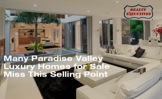 Paradise Valley Luxury Homes Selling Point