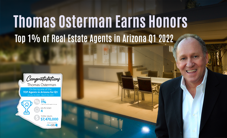 Thomas Osterman earns real estate award
